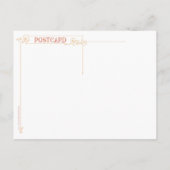 ヴィンテージ衣装パーティーはがき インビテーションポストカード (裏面)