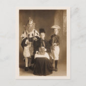 ヴィンテージ衣装パーティーはがき インビテーションポストカード (正面)