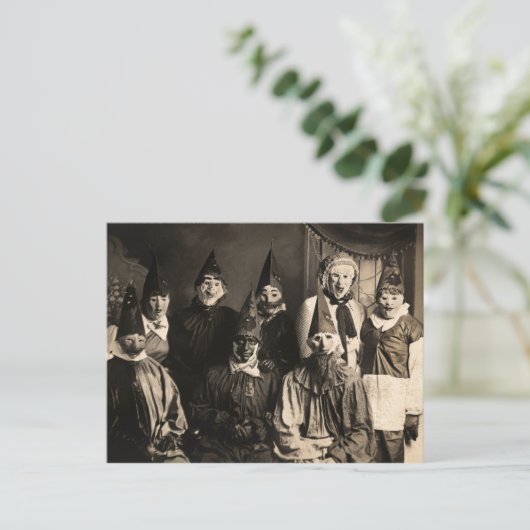 ヴィンテージ衣装パーティーはがき ポストカード (スタンド正面)