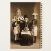 ヴィンテージ衣装パーティースパイラルノート ノートブック (裏面)