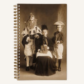 ヴィンテージ衣装パーティースパイラルノート ノートブック (正面)