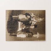 ヴィンテージ衣装パーティーパズル ジグソーパズル (横)