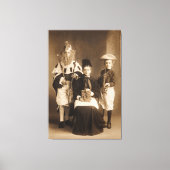 ヴィンテージ衣装パーティー伸張キャンバス印刷 キャンバスプリント (正面)