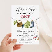 ヴィンテージ衣類ライン オフィシャルにワン ファーストバースデー 招待状