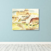 ヴィンテージ表現主義,アルメリアbyウォルター・グラマテ キャンバスプリント (インサイチュ (ウッドフロア))