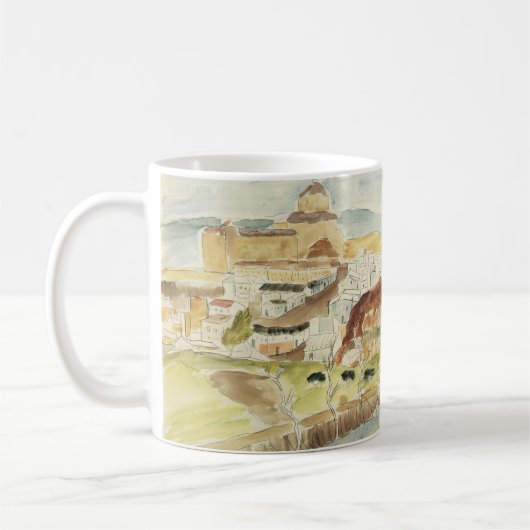 ヴィンテージ表現主義，アルメリアbyウォルター・グラマテ コーヒーマグカップ (左)