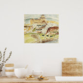 ヴィンテージ表現主義,アルメリアbyウォルター・グラマテ ポスター (キッチン)