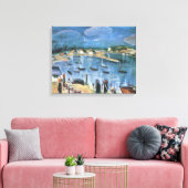 ヴィンテージ表現主義、Hidensee by Walter Gramatte キャンバスプリント (インサイチュ (リビング))