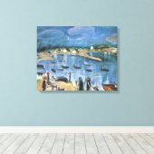 ヴィンテージ表現主義、Hidensee by Walter Gramatte キャンバスプリント (インサイチュ (ウッドフロア))