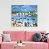 ヴィンテージ表現主義、Hidensee by Walter Gramatte キャンバスプリント (インサイチュ (リビング))