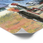 ヴィンテージ表現主義、Hidensee by Walter Gramatte ポスター (角)