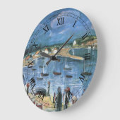 ヴィンテージ表現主義、Hidensee by Walter Gramatte ラージ壁時計 (傾斜)