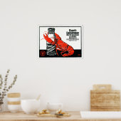 ヴィンテージ表示マヨネーズ広告ロブスター ポスター (キッチン)