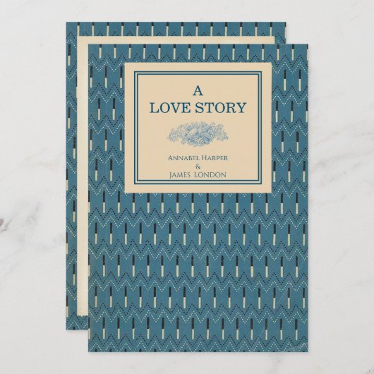 ヴィンテージ表紙ラブストーリー結婚ズ  セーブザデート (正面/裏面)