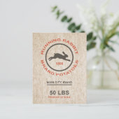 ヴィンテージ袋 ポストカード (スタンド正面)