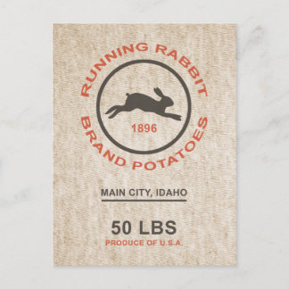 ヴィンテージ袋 ポストカード