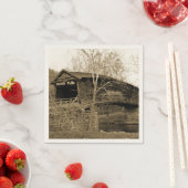 ヴィンテージ被覆橋 スタンダードカクテルナプキン (インサイチュ)