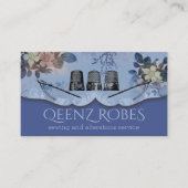 ヴィンテージ裁縫が刺しゅう布刺を刺す 名刺 (正面)