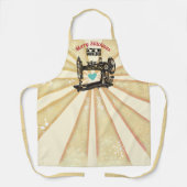 ヴィンテージ裁縫のキルトクリスマスクラフトショー エプロン (正面)