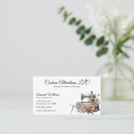 ヴィンテージ裁縫の変更 名刺