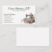 ヴィンテージ裁縫の変更 名刺 (正面/裏面)