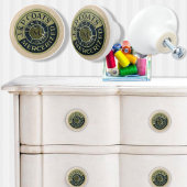 ヴィンテージ裁縫エフェメラ セラミックノブ