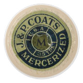 ヴィンテージ裁縫エフェメラ セラミックノブ (正面)