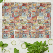 ヴィンテージ裁縫キッチンハンドタオル キッチンタオル (折り畳み)