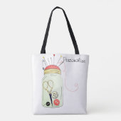 ヴィンテージ裁縫キット トートバッグ (裏面)