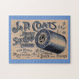 ヴィンテージ裁縫スレッド広告 ジグソーパズル