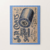 ヴィンテージ裁縫スレッド広告 ジグソーパズル (縦)