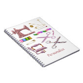 ヴィンテージ裁縫テーラー用アクセサリー ノートブック (右側)