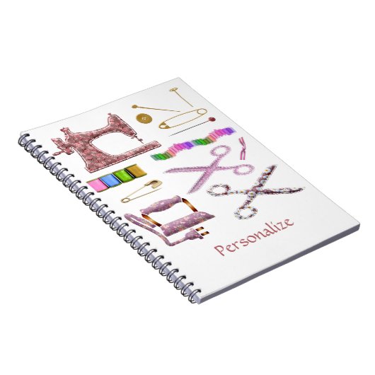 ヴィンテージ裁縫テーラー用アクセサリー ノートブック (右側)