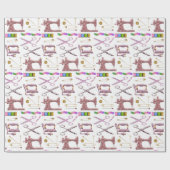 ヴィンテージ裁縫テーラー用アクセサリー ラッピングペーパー (フラット)