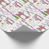 ヴィンテージ裁縫テーラー用アクセサリー ラッピングペーパー (角)