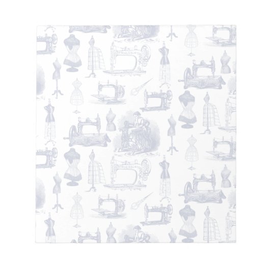 ヴィンテージ裁縫トール ノートパッド (正面)