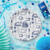 ヴィンテージ裁縫トール ペーパープレート (パーティー)