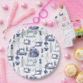 ヴィンテージ裁縫トール ペーパープレート (パーティー)