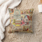 ヴィンテージ裁縫パターン クッション (ブランケット)