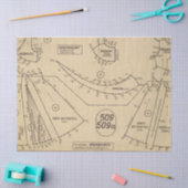 ヴィンテージ裁縫パターンI 薄葉紙 (クラフト)