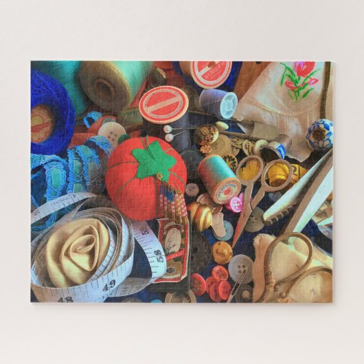 ヴィンテージ裁縫ビット&ボブジグソーパズル ジグソーパズル (横)