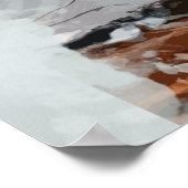 ヴィンテージ裁縫マシンおばあちゃんの様 ポスター (角)