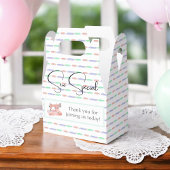 ヴィンテージ裁縫マシンパステルステッチベビーシャワー フェイバーボックス