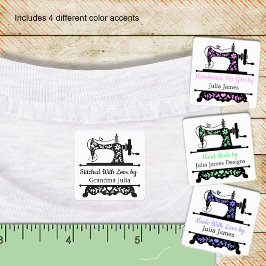 ヴィンテージ裁縫マシンラベル ラベル