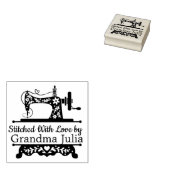 ヴィンテージ裁縫マシンロゴ ラバースタンプ (押印)