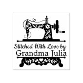 ヴィンテージ裁縫マシンロゴ ラバースタンプ (インプリント)