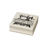 ヴィンテージ裁縫マシンロゴ ラバースタンプ (スタンプ)