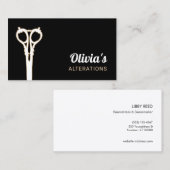 ヴィンテージ裁縫仕立て 名刺 (正面/裏面)