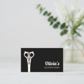 ヴィンテージ裁縫仕立て 名刺 (スタンド正面)