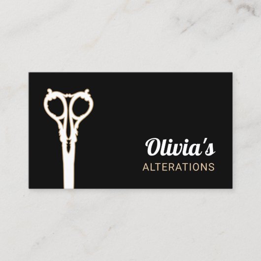 ヴィンテージ裁縫仕立て 名刺 (正面)